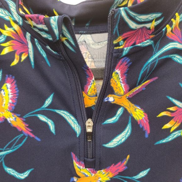 Coolibar Freestyle Bird Short Sleeve UPF 50  Size XL Women's Sun Protection - Picture 2 of 12
